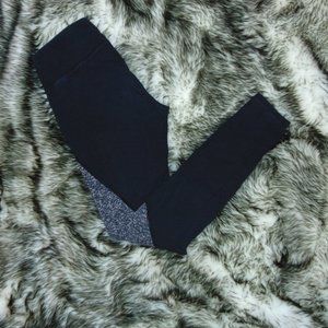 Reebok Gray and Black Leggings